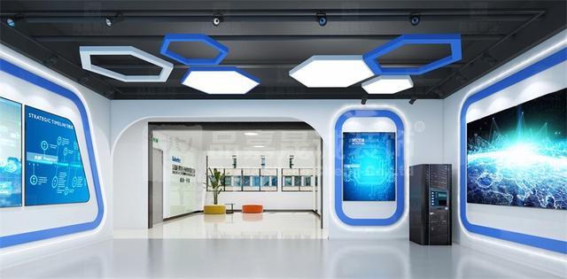 白鹭电子科技公司办公实验室设计效果图